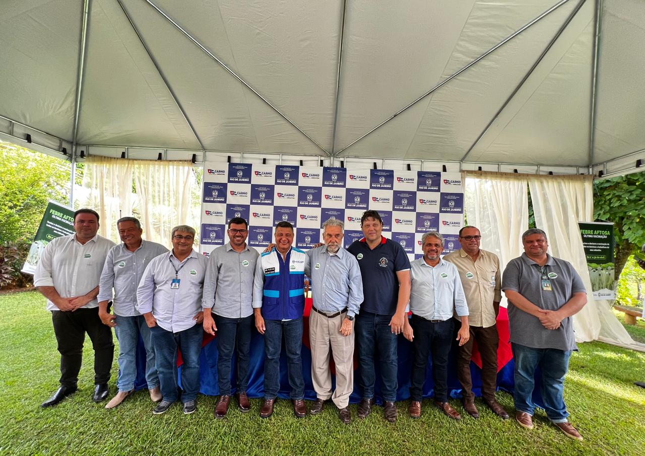 Presidente do Sistema FAERJ/SENAR Rio participa do lançamento da última campanha de Aftosa no RJ